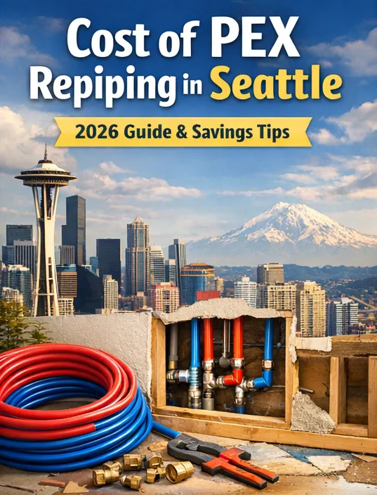 PEX Repiping Costs in Seattle infographic